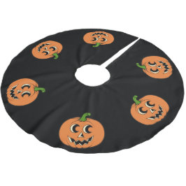 ヴィンテージカボチャブラシ仕上げポリエステルツリースカート ブラッシュドポリエステルツリースカート