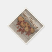 ヴィンテージカボチャ紙ナプキン スタンダードカクテルナプキン (角)