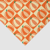 ヴィンテージカボプキンオレンジタータンチェック格子感謝祭 薄葉紙 (詳細)