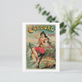 ヴィンテージカボル(カルヴァドス,ノルマンディ)旅行広告 ポストカード (スタンド正面)