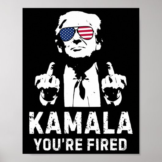 ヴィンテージカマラあなたは発射!トランプ2024 ポスター (正面)