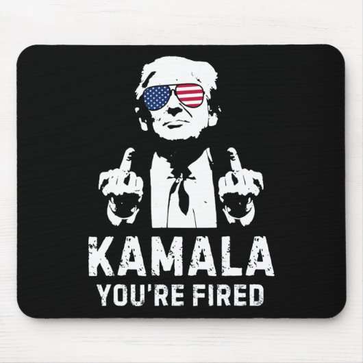 ヴィンテージカマラあなたは発射！トランプ2024 マウスパッド (正面)
