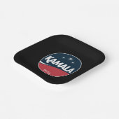 ヴィンテージカマラハリス2024大統領選挙 ペーパープレート (傾斜あり)