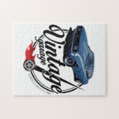 ヴィンテージカマロカスタムガレージ ジグソーパズル (横)