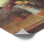 ヴィンテージカミーユヴァグヌアブーケオブフラワーズ ポスター (角)