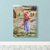 ヴィンテージカミーリピサロハイイングアットエラグニー キャンバスプリント (インサイチュ (ウッドフロア))