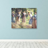 ヴィンテージカミーリピサロヘイハーベストアットエラグニー キャンバスプリント (インサイチュ (ウッドフロア))