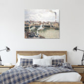 ヴィンテージカミーリピサロモーニングアン曇り日 キャンバスプリント (インサイチュ (寝室))