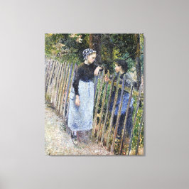 ヴィンテージカミーリピサロ会話 キャンバスプリント