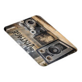 ヴィンテージカメラとフォトプリント マグネット (右側)