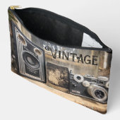 ヴィンテージカメラとヴィンテージプリント アクセサリーポーチ (見開き)