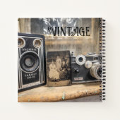 ヴィンテージカメラとヴィンテージプリント ノートブック (裏面)