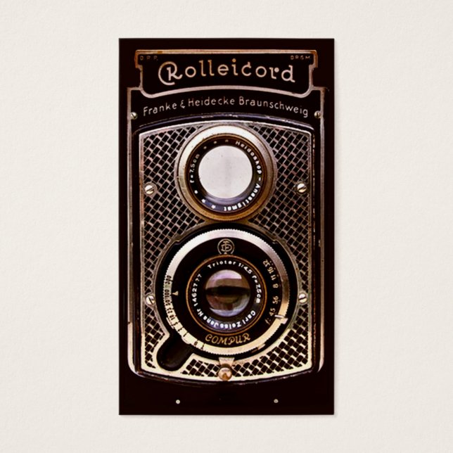 ヴィンテージカメラのrolicord art deco (正面)