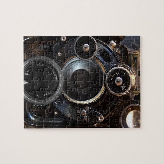 ヴィンテージカメラアンティーク撮影 ジグソーパズル (横)