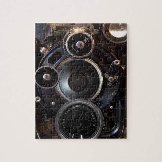 ヴィンテージカメラアンティーク撮影 ジグソーパズル (縦)