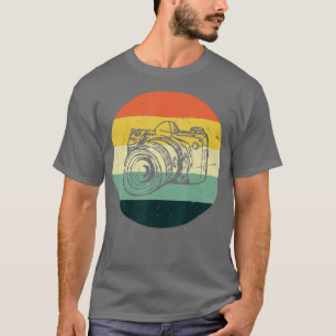 ヴィンテージカメラカメラフォトグラファー撮影ギフトレター Tシャツ