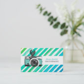 ヴィンテージカメラカメラマン名刺 名刺 (スタンド正面)