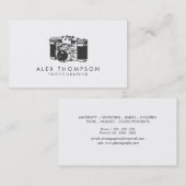 ヴィンテージカメラカメラマン名刺 名刺 (正面/裏面)