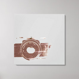 ヴィンテージカメラカメラマン キャンバスプリント