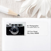 ヴィンテージカメラコレクション01住所 シール1 ラベル (インサイチュ)