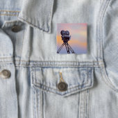 ヴィンテージカメラサンセット 缶バッジ (インサイチュ)