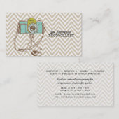 ヴィンテージカメラシェブロン写真家名刺 名刺 (正面/裏面)