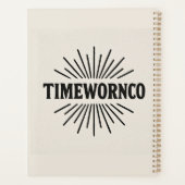 ヴィンテージカメラノート – レトロ撮影ジャーナ プランナー手帳 (裏面)