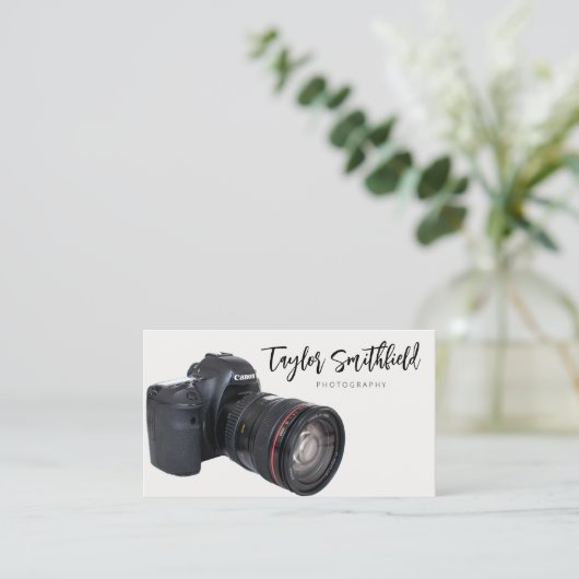 ヴィンテージカメラビデオ撮影名刺 名刺 (スタンド正面)