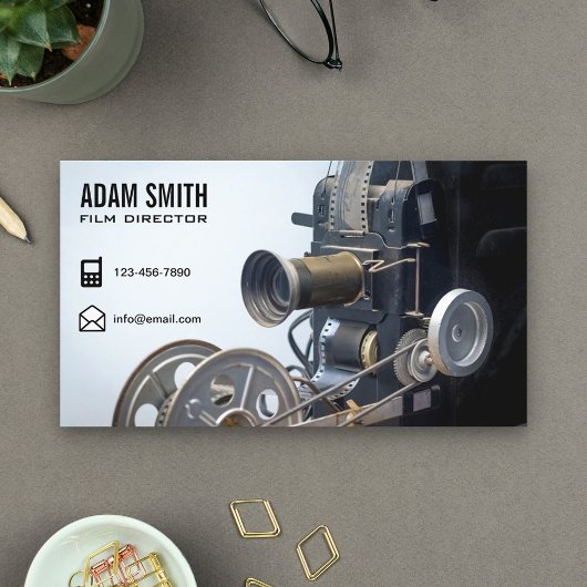 ヴィンテージカメラプロフェッショナル映画監督 名刺