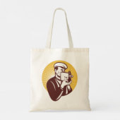 ヴィンテージカメラマントートバッグ トートバッグ (裏面)