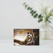 ヴィンテージカメラマン 名刺 (スタンド正面)