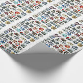 ヴィンテージカメラモンタージュ ラッピングペーパー (角)