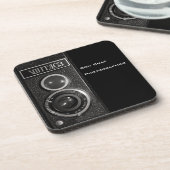 ヴィンテージカメラレンズセット6ドリンクコースター コースター (左側)