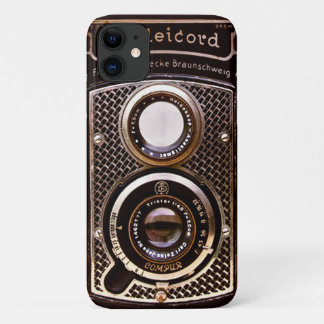 ヴィンテージカメラロールコードアートデコ iPhone 11 ケース