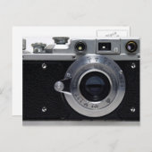 ヴィンテージカメラ収集ロシアの01 Lのコピー ポストカード (正面/裏面)