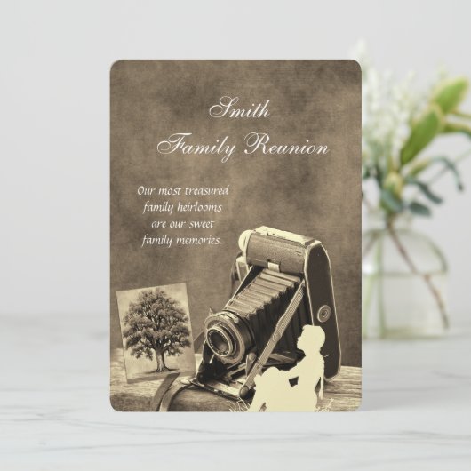 ヴィンテージカメラ懇親会の発表 招待状 (スタンド正面)