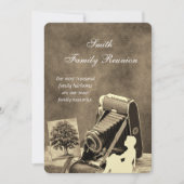 ヴィンテージカメラ懇親会の発表 招待状 (正面)