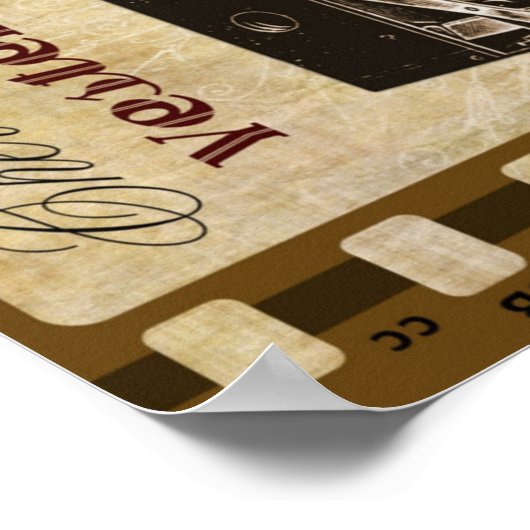 ヴィンテージカメラ撮影フィルム ポスター (角)