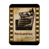 ヴィンテージカメラ撮影フィルム マグネット (縦)