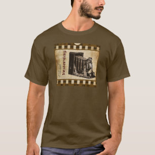 ヴィンテージカメラ撮影フィルム Tシャツ
