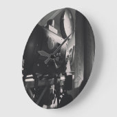 ヴィンテージカメラ撮影プリント ラージ壁時計 (傾斜)