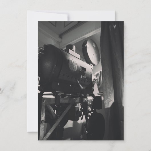 ヴィンテージカメラ撮影プリント 招待状 (裏面)