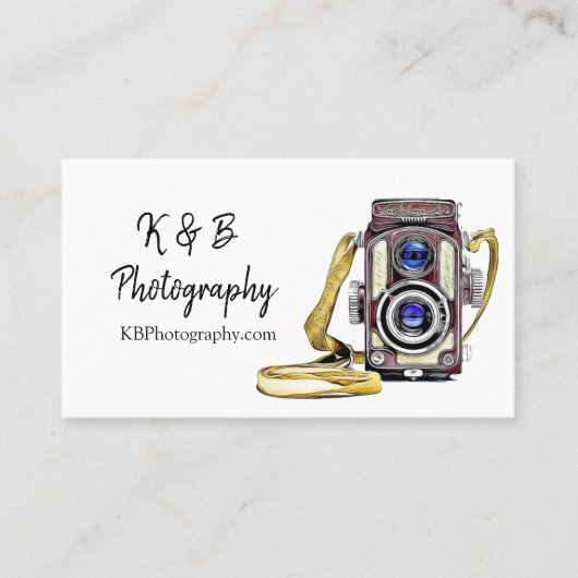 ヴィンテージカメラ撮影用名刺 名刺 (正面)
