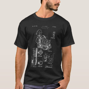 ヴィンテージカメラ特許 Tシャツ