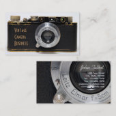 ヴィンテージカメラ3有名なドイツのレングファインダー1932 名刺 (正面/裏面)