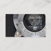 ヴィンテージカメラ3有名なドイツのレングファインダー1932 名刺 (裏面)