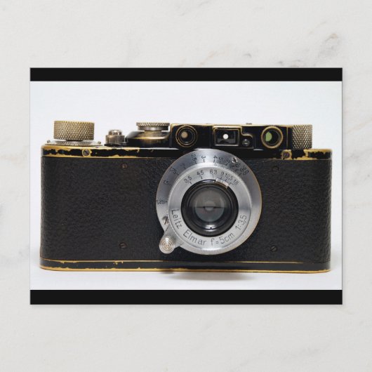 ヴィンテージカメラ3 German Rangefinder 1932はがき ポストカード (正面)