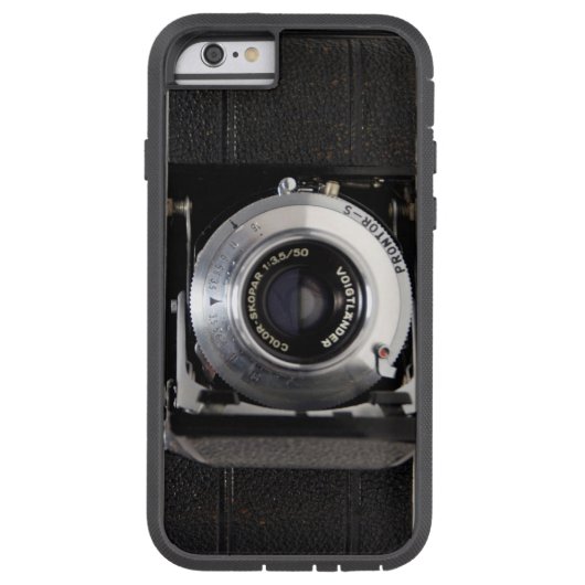 ヴィンテージカメラ5Dドイツ折り畳みカメラ Case-Mate iPhoneケース (裏面)
