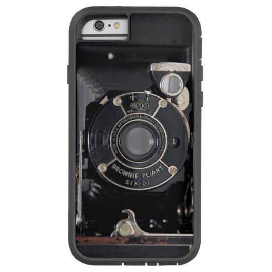 ヴィンテージカメラ6d USA折りたたみカメラIphone Case-Mate iPhoneケース (裏面)