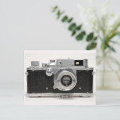 ヴィンテージカメラ7ロシアのLカメラはがきのコピー ポストカード (スタンド正面)